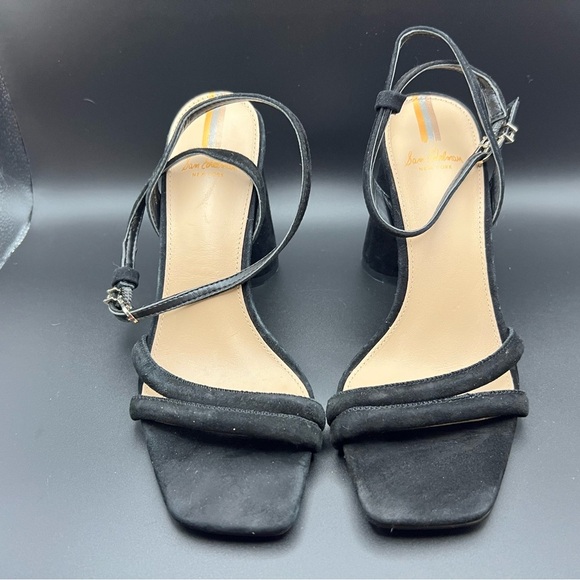 Sam Edelman Black Strappy Heels - Picture 1 of 6
